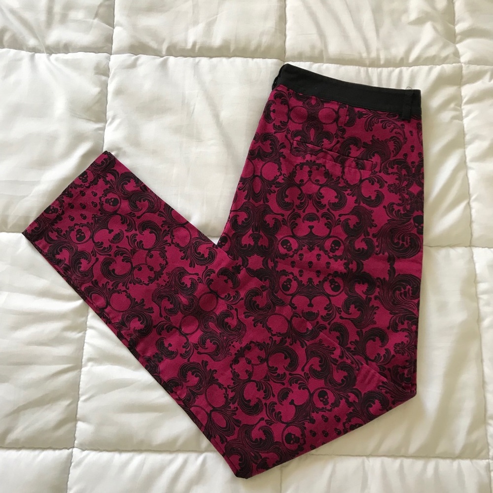 Patterned Dress Pants